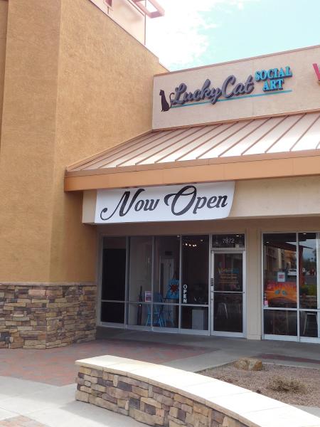 Lucky Cat Social Art