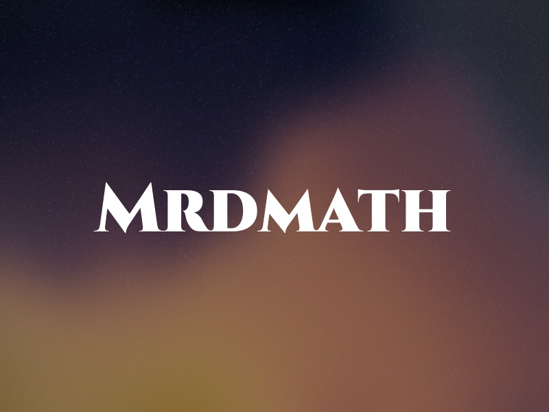 Mrdmath
