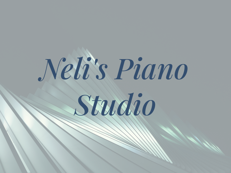 Neli's Piano Studio