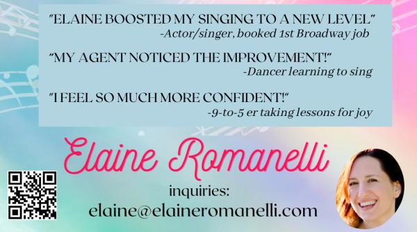 Elaine Romanelli Voice Studio (Voice Lessons)
