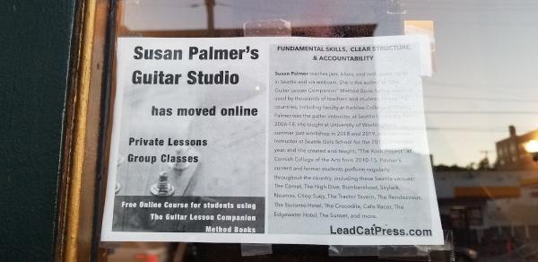 Susan Palmer's Guitar Studio: Lead Cat Press