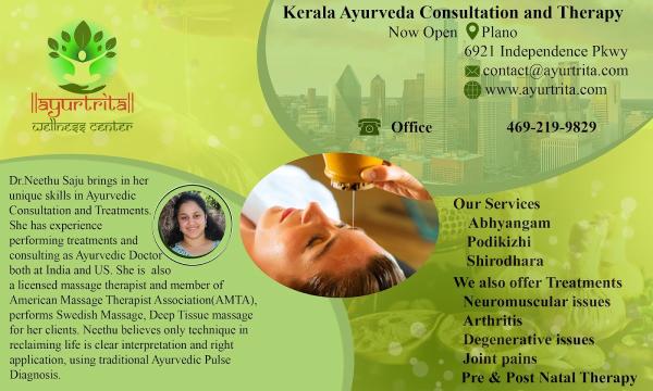 Kerala Ayurvedic Wellness Center @ Plano -Ayurtrita Wellness