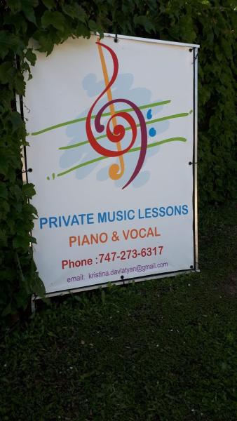 Vocal & Piano Private Lessons. Kristina Davlatyan