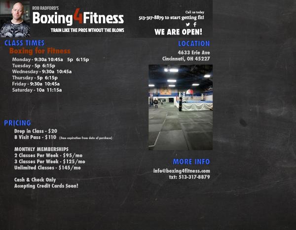 Rob Radford's Boxing 4 Fitness