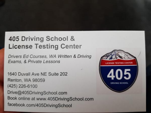 405 Driving School & License Testing Center