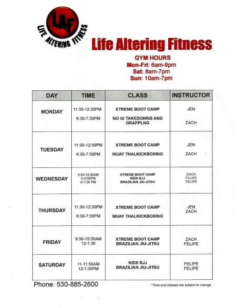 Life Altering Fitness Inc.