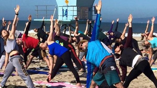 Yoga on the Beach Huntington Beach