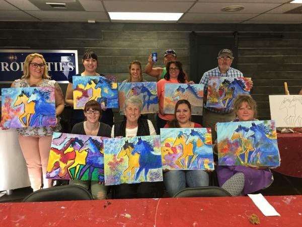 Wine Down With Art-Sip and Paint