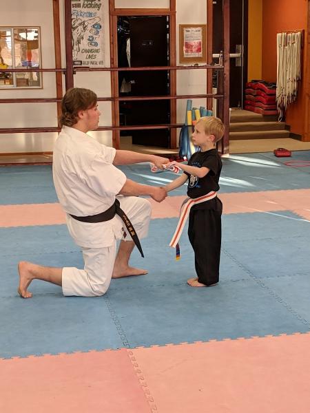 Daniel Taylor Karate Training
