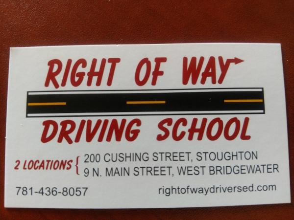 Right of Way Driving School