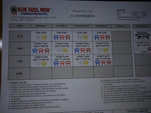 Kuk Sool Won of the Woodlands West