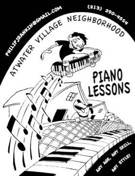 Atwater Village Neighborhood Piano Lessons