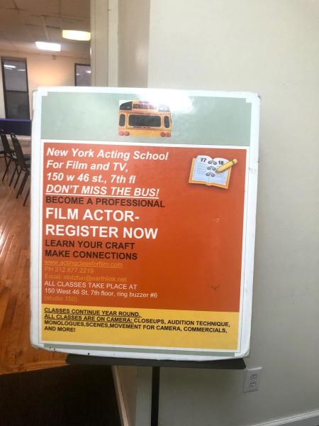 The New York Acting School For Film and Television