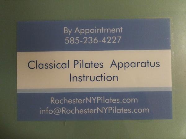 Classical Pilates Apparatus Instruction in Rochester NY