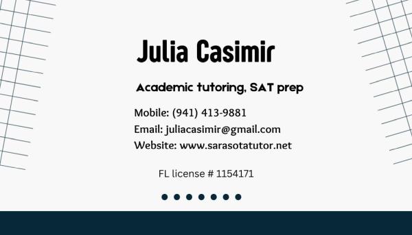 Sarasota Tutor