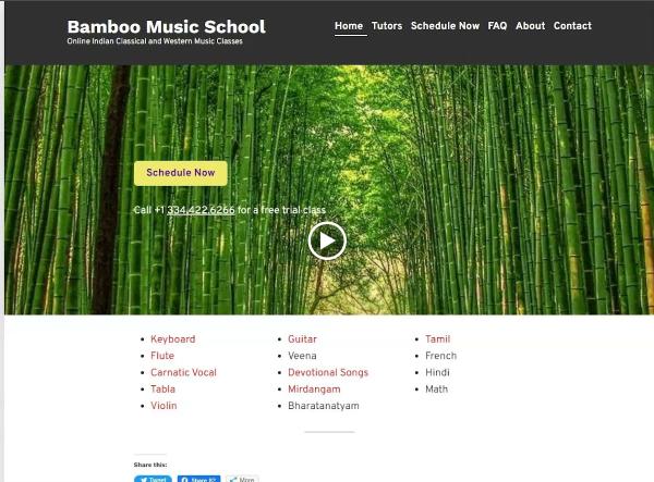 Bamboo Music School