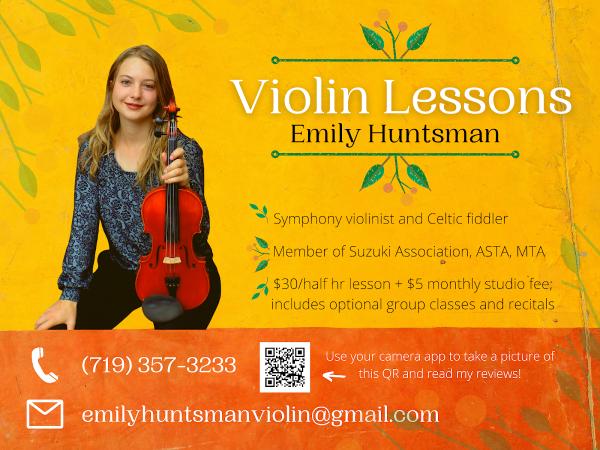 Emily Huntsman Violin Studio