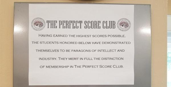 The Perfect Score Club