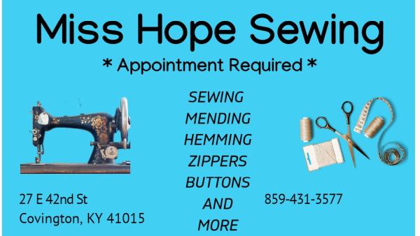 Miss Hope Sewing