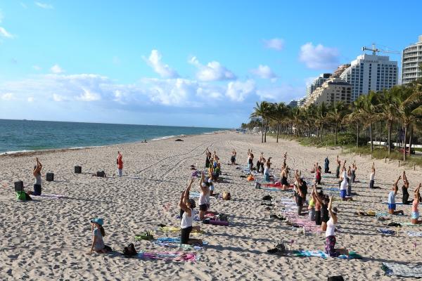 Ft Lauderdale Beach Yoga Fit