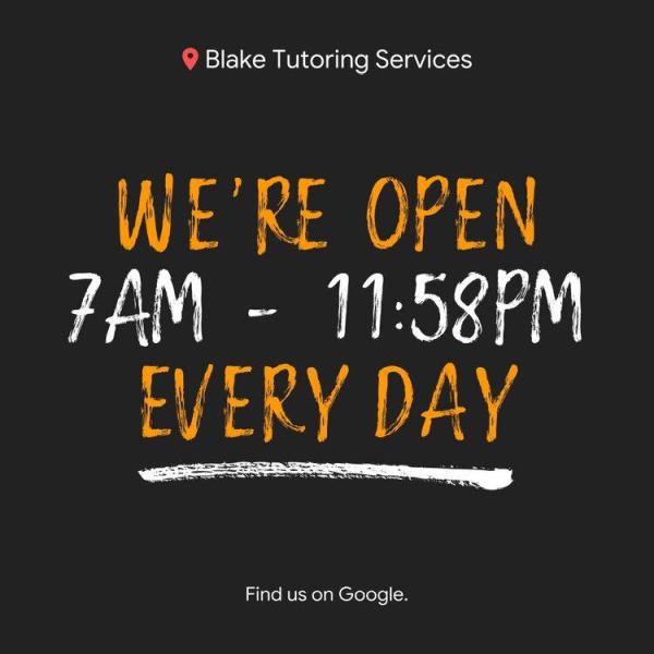 Blake Tutoring Services