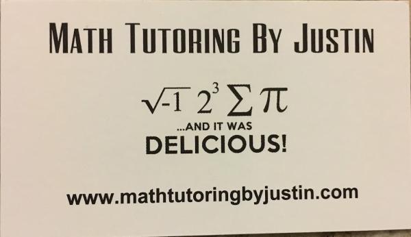 Math Tutoring By Justin