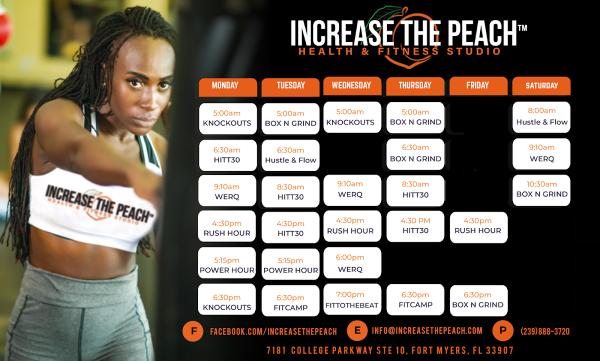 Increase the Peach Health & Fitness Studio