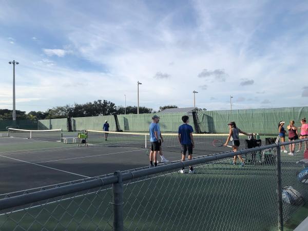 Barbara Manzo Tennis Center at Three Oaks Park