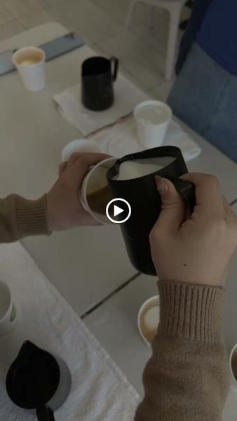 Aesthetic Barista Latte Art Class @jiaren Cafe