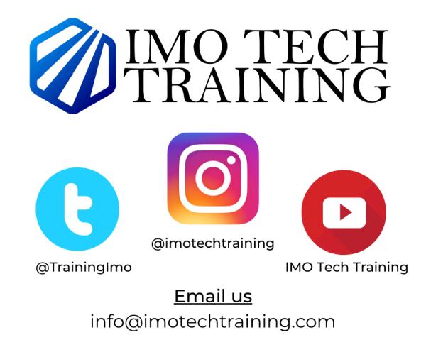 IMO Tech Training