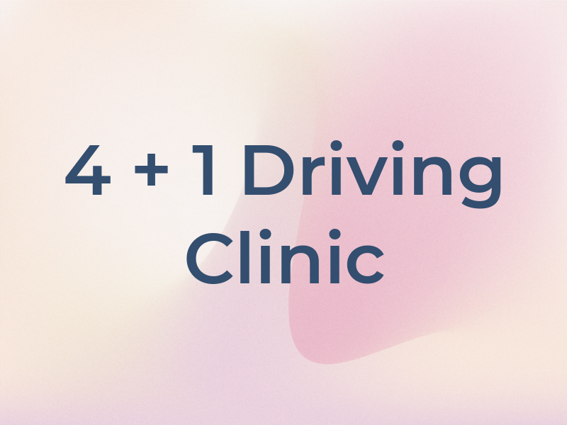 4 + 1 Driving Clinic