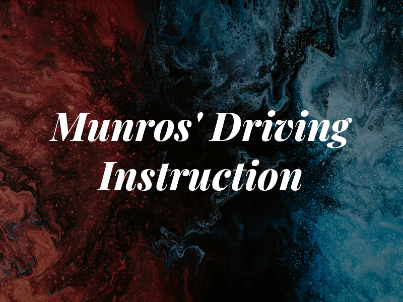 Munros' Driving Instruction