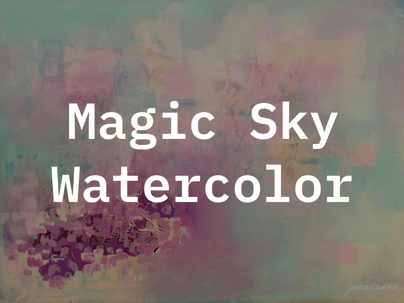 Magic Sky Watercolor