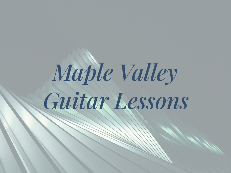 Maple Valley Guitar Lessons