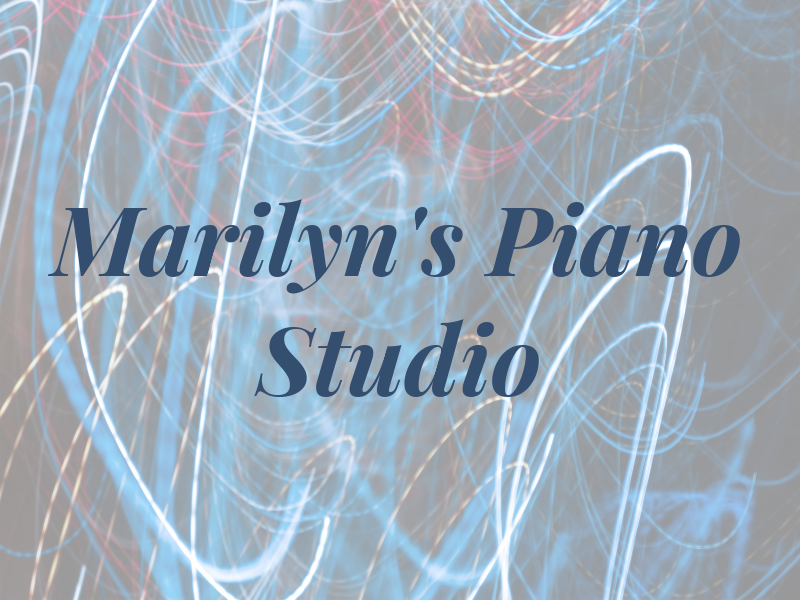 Marilyn's Piano Studio
