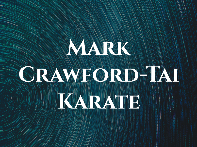 Mark Crawford-Tai Karate