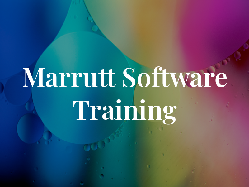 Marrutt Software Training