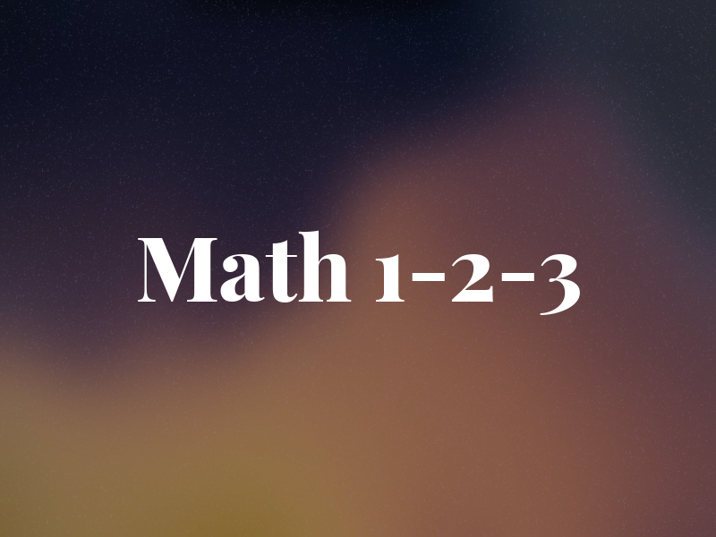 Math 1-2-3