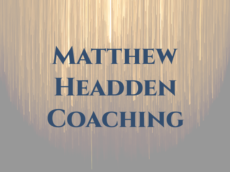 Matthew Headden Coaching