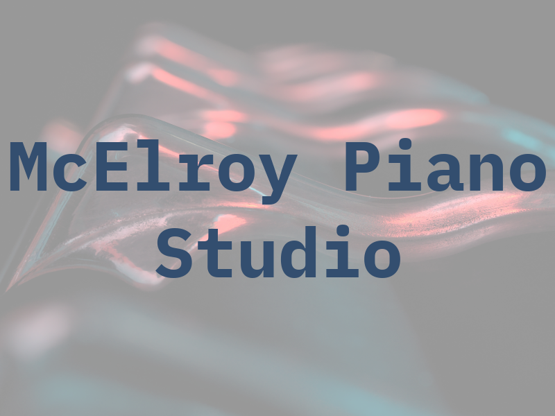 McElroy Piano Studio