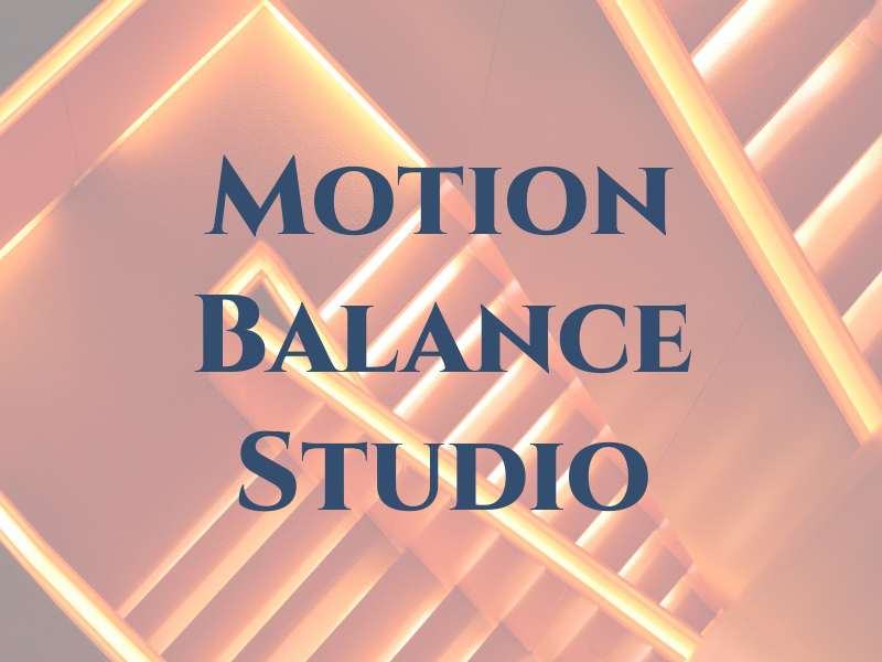 Motion in Balance Studio