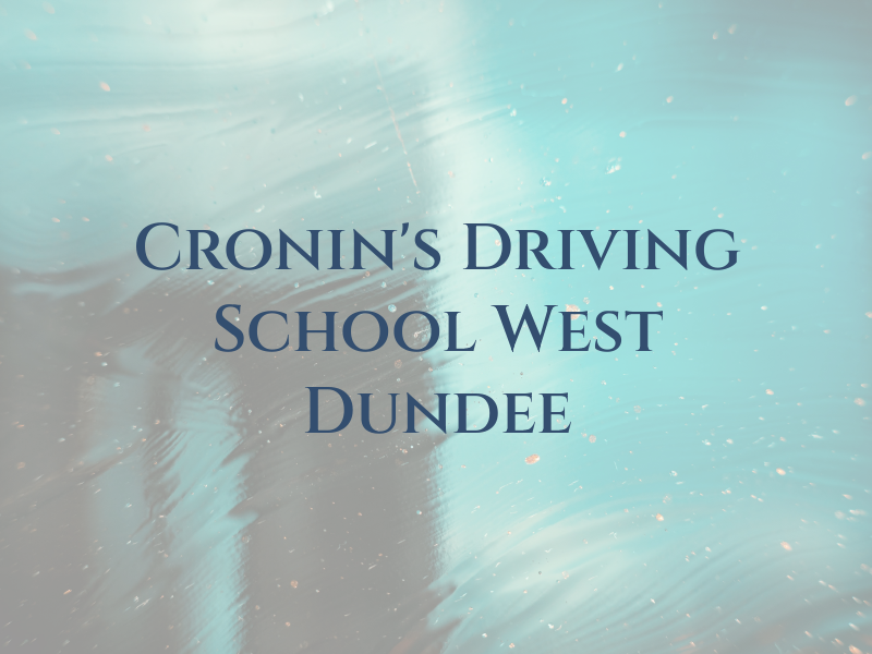 Mr Cronin's Driving School West Dundee