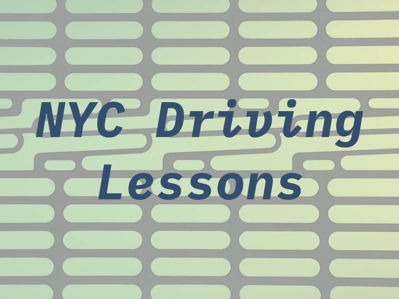 NYC Driving Lessons