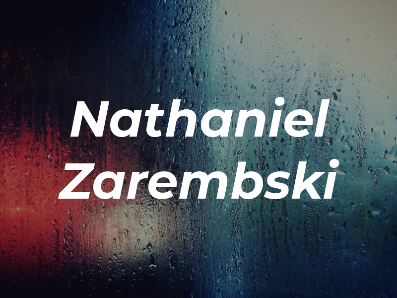 Nathaniel Zarembski