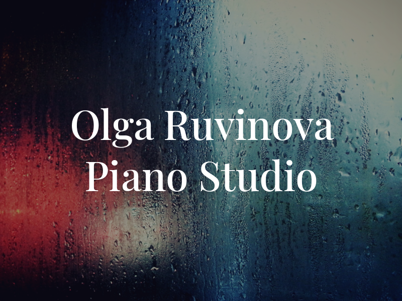 Olga Ruvinova Piano Studio