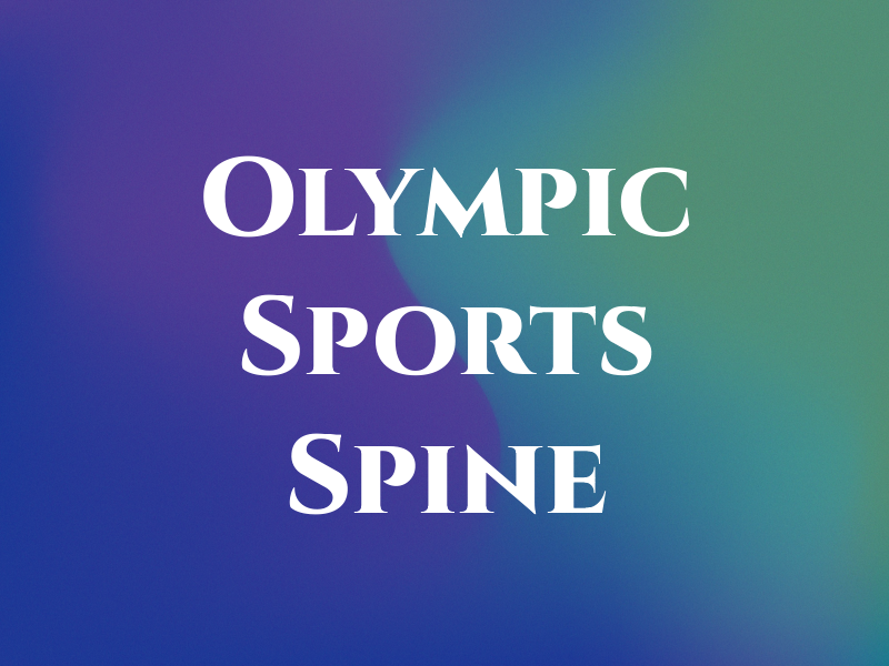 Olympic Sports & Spine