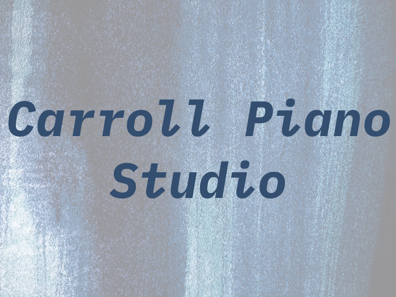 A. Carroll Piano Studio