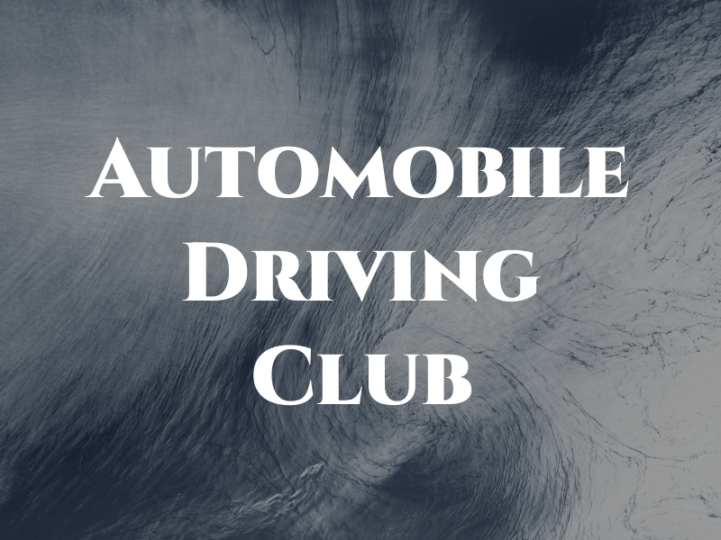 Automobile Driving Club
