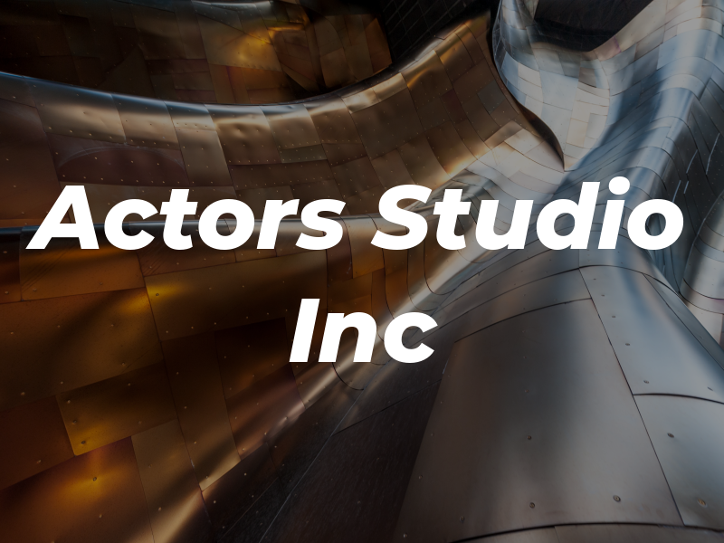 Actors Studio Inc