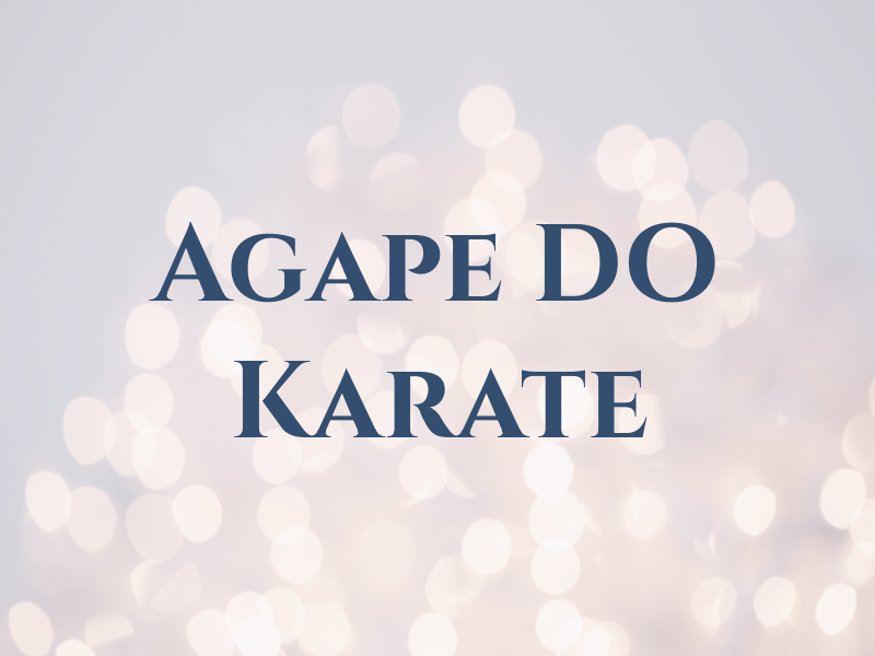 Agape DO Karate